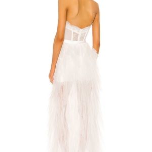 For love and lemons bustier dress size small, white